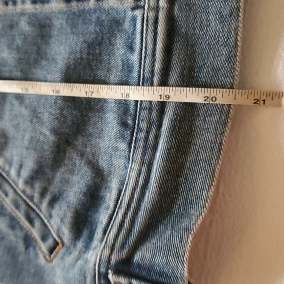 Lauren Jeans Co. Blue Denim Metal Buttons Zipper Pockets Sz S Jean Jacket - Picture 10 of 11